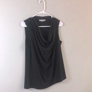 Black sleeveless top size: large